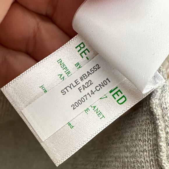 J. CREW Eloise Sweater Blazer Heather Gray Sz Large $178 {TT18} - Picture 6 of 6